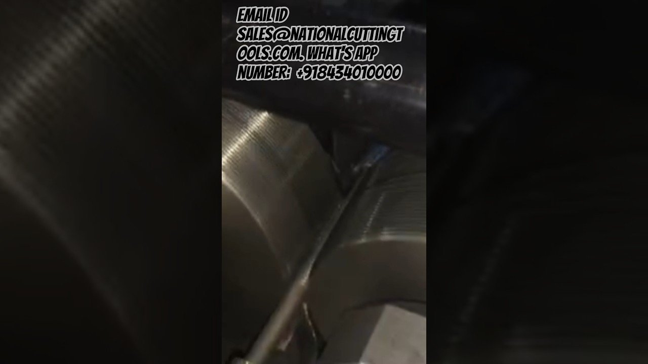 Threaded rod thread rolling machine Demonstration Video